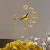Import DIY Decorative modern design home decorative wall sticker clock 3D frameless large DIY wall clock from China