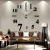 Import DIY Large Wall Clock 3D Acrylic Sticker Big Size Home Office Decor 3D Wall Clock from China