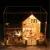 Import DIY Miniature Dollhouse Wooden Furniture Kit,Handmade Mini Modern Villa Model with LED Light & Music Box from China