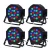 Import Dj Professional Led Stage Lighting 18W RGB Cheap Flat Par small party lights from China