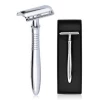 Double Edge Safety Razor - Wet Shaving Razor for Men & Woman - Classic Barber Shaver + 5 Platinum Blades