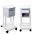 Import Double-layer Storage Trolley Beauty Salon Trolley Cart with 4 Wheels from China