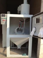 Dry Sand Blasting Machine with Turntable Equipos / Dry Pressed Type Sandblasting Machine - cheap
