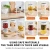 Import Dry Wet Separation Pickle Jar Hourglass Pickle Jar Food Storage Container Convenient Home Use Sealed Olives Kimchi jar kitchen from China