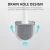 Import DS959 Bathroom Accessories Flat Head Flexible Wc Toilet Cleaner Brush Wall Mounted Silicone Flex Toilet Brush With Holder Set from China