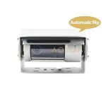 Dual auto shutter camera, motorised auto flip twin rearview camera