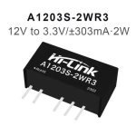 Dual Output A1205S-2WR3 A1212S-2WR3 12V to 2W 3.3/5/9/12/15/24V DC DC Power Converter Module 10.8~13.2Vdc