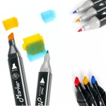 Dual Tip Alcohol Art Marker Pen Has a Wide Range Of Colors And Can Be Used To Write Painting Marks