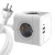 Import Dual USB Quick Charge Rubiks Cube Plug With 4 Expansion Sockets 1.4M Cable Line Switch Sockets from China