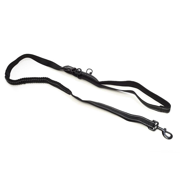Durable braided nylon rope dog pet leash soft handle pet collars & leashes