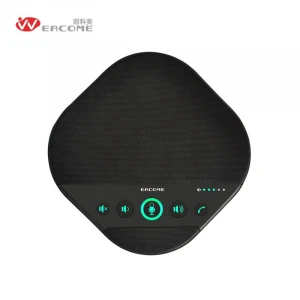 Eacome Video Conference System SV16U USB Conference Speakerphone with 4 Microphone Support Meeting Room within 20-60 Square