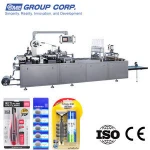 Easy operation automatic card feeding auto parts / toy car heat sealing packing machine