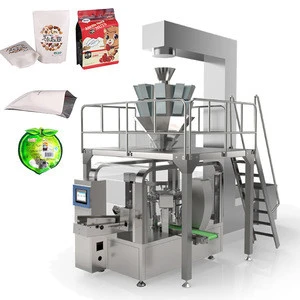 ECHO Automatic Rotary Zip Lock Bag Given Nuts Packaging Machine