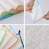 Eco-friendly Environmental Bamboo Cloth Fiber Kitchen Home Application Dish Cleaning Cloth With Anti-bacterial Towel