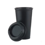 Eco-friendly travel cup reusable tumbler promotional coffee mug double layer