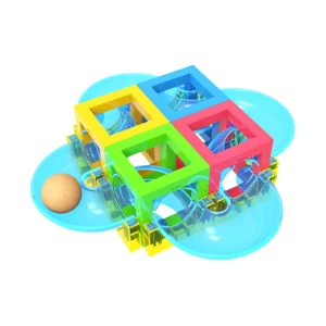 Educational Games Children Construction Blocks Toy Race Maze Marble Run