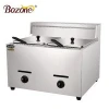 EF-82A Commercial Counter Top Automatic French Chips Frying Machine /Gas Fryer 2 Basket /Electric Industrial Deep Fryer