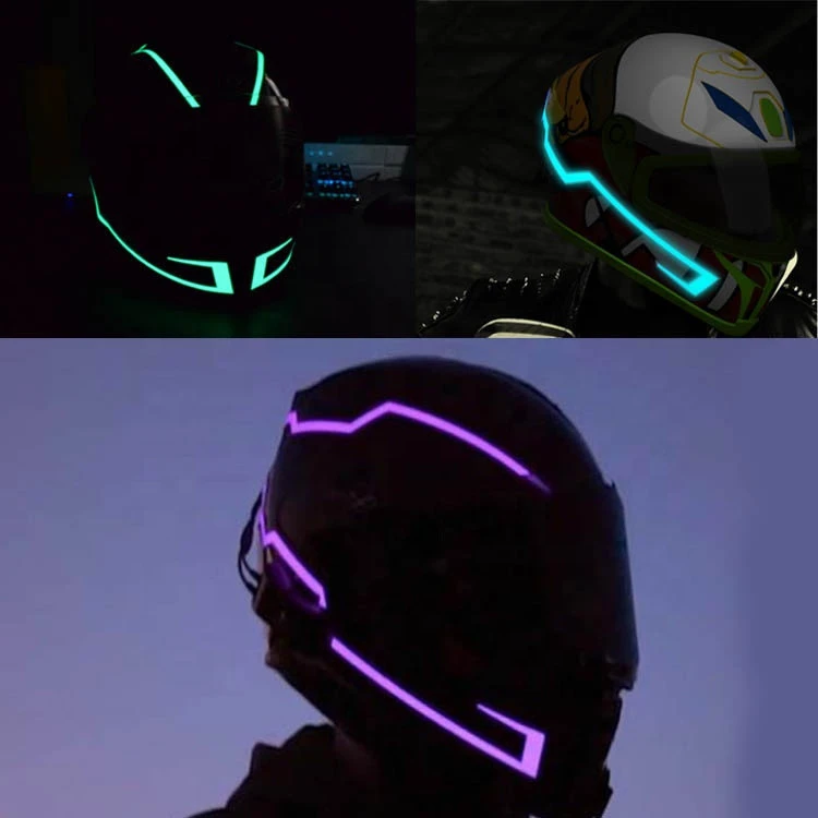 EL lighting tape customized DIY tape for helmet el safety helmet