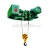 Import electric hoist 20 ton 30 ton engine electric power wire rope hoist from China