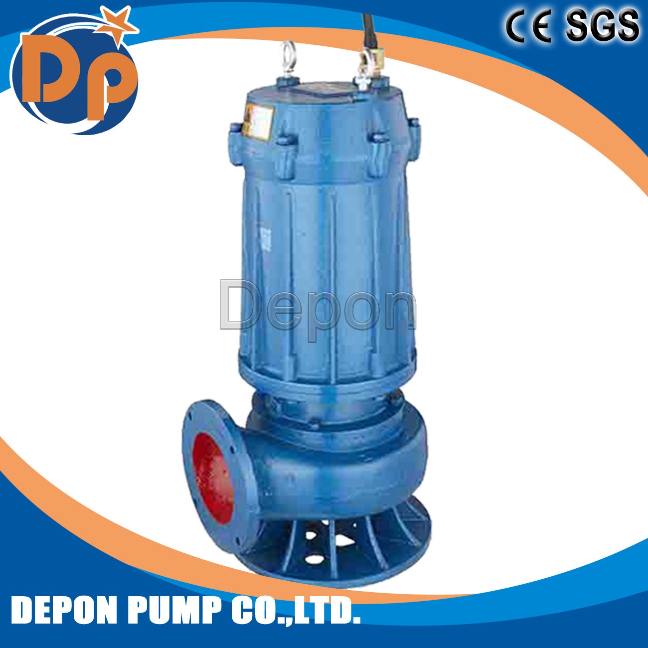 Electric Motor High Pressure Submersible Dredging Sewage Pond Pump