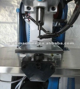 Electric Single Head Metal Eyelet Punching Machine for Carton Box/Leather/Paper Bag/Waistband/Belt/Tag/Shoes