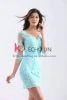 Elegant dresses in lace western style cocktail dress knee length cocktail dress