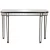 Import Elegant mental glass console table hotel cheap from China