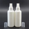 Empty white PE custom 10ml 30ml 60ml 100ml 120ml spray pump cosmetic bottles