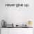 Import English Word PVC Wall Paper Fashion Wallpaper Sticker Home Office Decoration Never Give Up from China