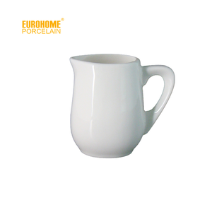 Eurohome factory restaurant chinaware hotel porcelain crockery 110ml milk creamer