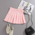 Import Europe and the United States 2020 spring  women&#39;s Half pleated skirt  short skirt from China