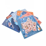 European Seven Countries Geography Amorous Feelings Puzzle For Kid Learning