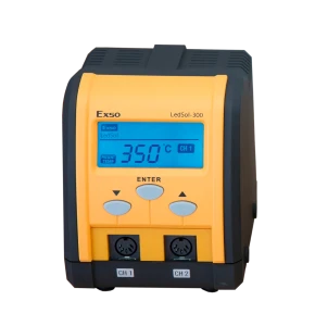 EXSO Electric Soldering Station. High Temp. Adjustable Temperature. Welding tool. LedSol 300-1 One channel. Made In Korea