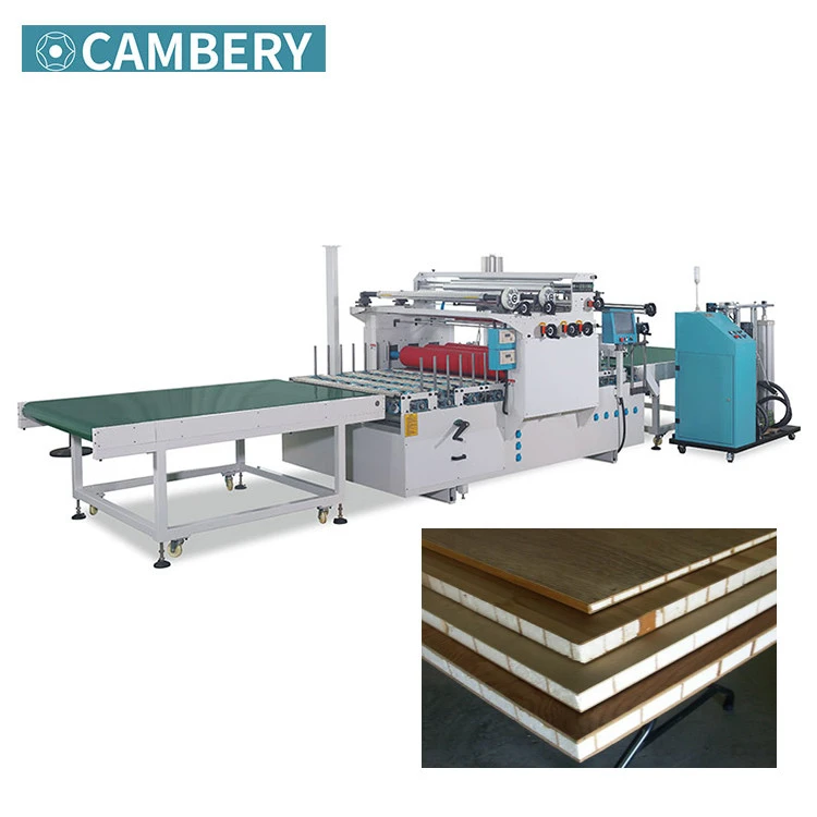 Extruded plastic wood veneer PUR wrapping machine eva window frame wood panel PUR glue wrapping machine