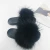 Import Factory Custom Fashion Classic Rex Rabbit Fur Shoes Soft Ladies Fur Slippers from China