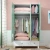 Import Factory Direct Clothes Cabinet 3 Door Steel Hanging Amoires Wardrobe Bedroom Furniture from China