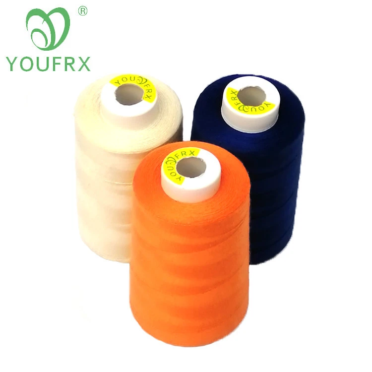 Factory directly customized 40/2 100% spun polyester sewing thread