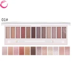 Factory hot sale matte eyeshadow pallets of makeup glitter eye shadow