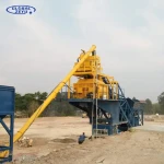 Factory Manufacture Production Capacity Ranging From 25 Cubic Meters/Hour To 120 Cubic Meters/Hour Mobile Concrete Mixing Plant