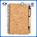 Factory OEM Mini Kraft Blank Notebook With Small Memo Pad Sticky Stripes Notepad With Attached Pen