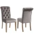 Import Factory Offer Top Sale Wholesale Solid Wooden Tufted Upholstered Design Room Dining Chair from China