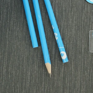 factory plastic Normal Black Customized journal pencil eraser set