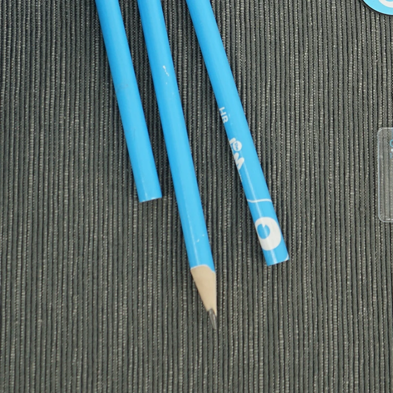 factory plastic Normal Black Customized journal pencil eraser set