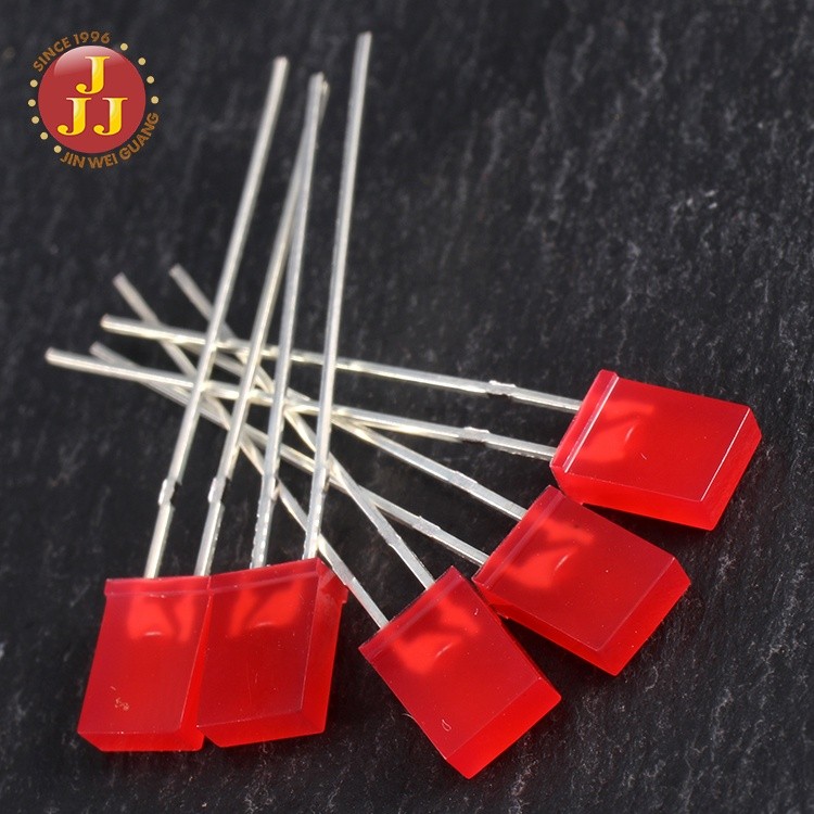 Factory Price Super Bright Red Led Diode Rectangle Light Emitting Diode