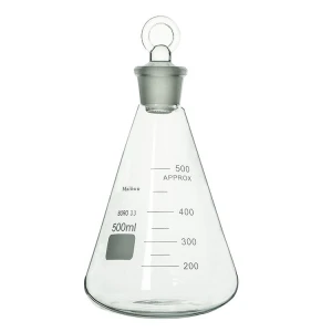 Factory price wholesale flat bottom conical flask for chemistry laboratory supplies