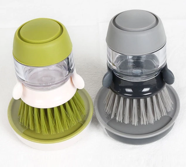 Factory Selling New Automatic Dosing Soap Liquid Cleaning Dishwashing Pot Tableware Brush