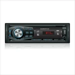 Factory Supply  1 din 12V Universal Fixed Panel car MP3 Player with FM/TF/USB/AUX