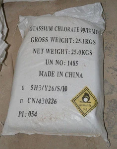 Factory supply industrial grade white powder Potassium chlorate for sale