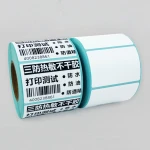 Factory wholesale 30x37mm 800pieces Security thermal supermarket scale label sticker