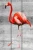 Import Factory wholesale art minds wood crafts, Flamingo wooden art decor from China